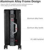 20.8"X15"X8.7 Airline Approved Built-In TSA lock Carry on Suitcase, with Cup Holder, USB Port, Phone Holder