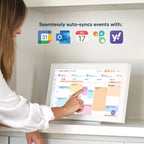 Calendar: 15-inch Wall Planner Digital Calendar & Chore Chart