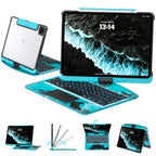 360° Transparent iPad Keyboard Case