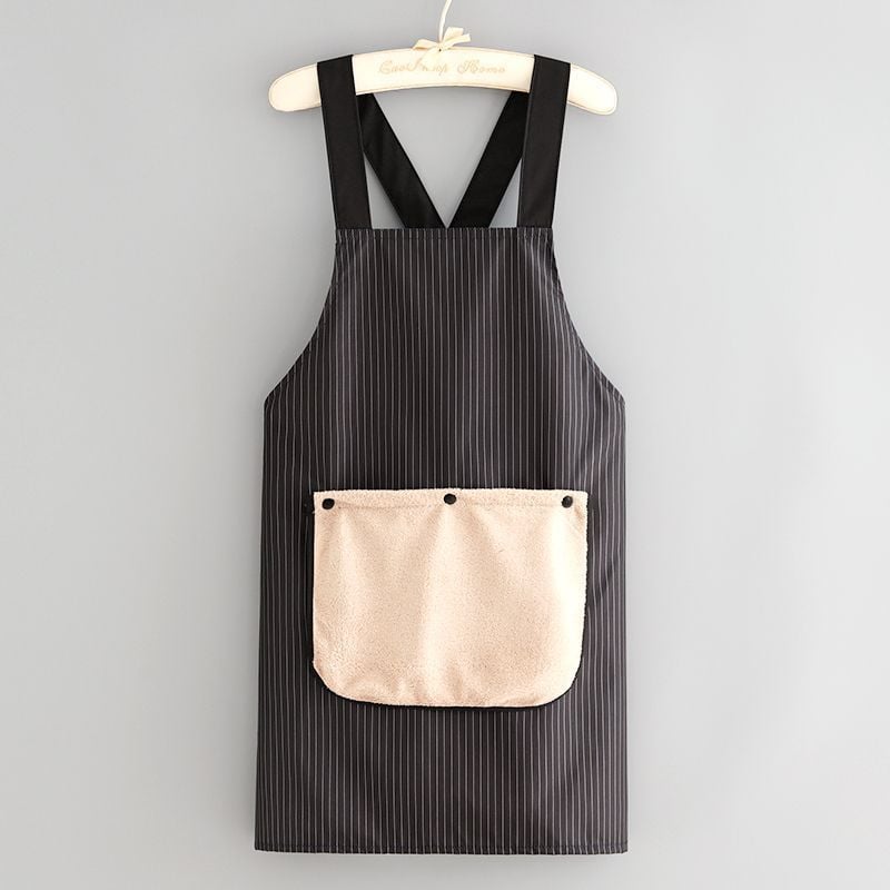 🔥 Apron with Pockets for Women and Men Cross Back Design with Towel