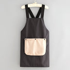 🔥 Apron with Pockets for Women and Men Cross Back Design with Towel