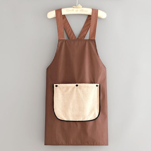 🔥 Apron with Pockets for Women and Men Cross Back Design with Towel