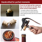 Holleringlan Rabbit Wine Bottle Opener Corkscrew Set - Foil Cutter Opener Spiral