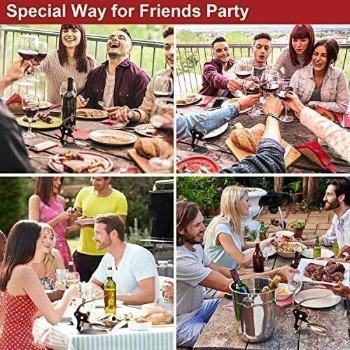 Holleringlan Rabbit Wine Bottle Opener Corkscrew Set - Foil Cutter Opener Spiral