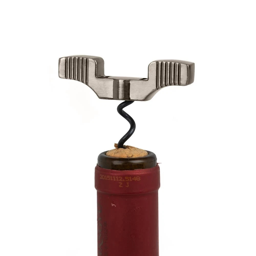 Two-Prong Cork Puller Remover Ah-So Old Wine Opener Multifunction Beer Corkscrew