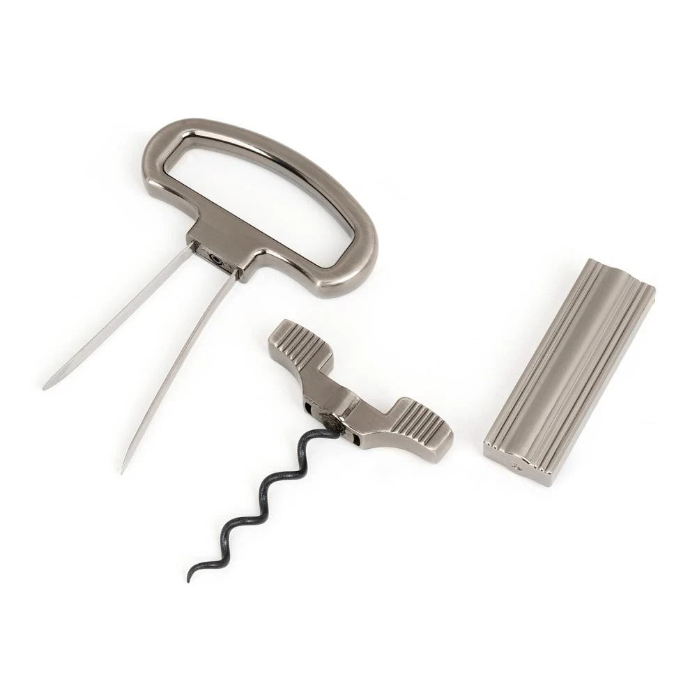 Two-Prong Cork Puller Remover Ah-So Old Wine Opener Multifunction Beer Corkscrew